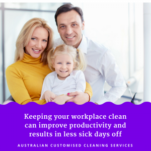 clean office happy working family
